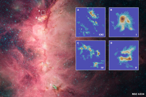NGC 6334 Spitzer and ALMA